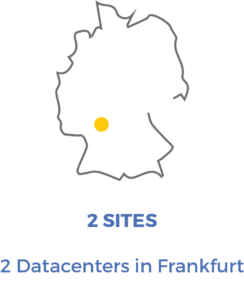 Map DataCenters in Germany for Arkhineo