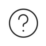 cercle et point d'interrogation